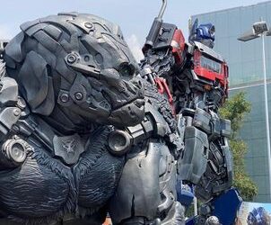 Primal y Optimus Prime de «Transformers: El despertar de las bestias» llegan a México