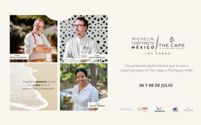 Gastronomía con cinco estrellas Michelin Chef Meets México