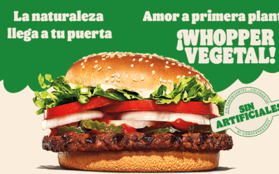 Disfruta una hamburguesa vegana con sabor a carne