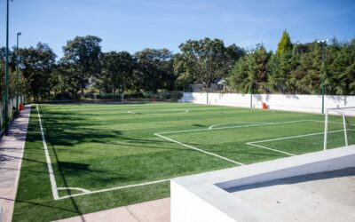 La nueva cancha de futbol para los residentes de Santa Rita Tlahuapan, Puebla