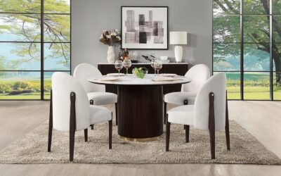 Las mesas de comedor con bases escultóricas son el nuevo objeto de deseo
