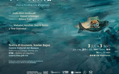 El 3 de julio  estrena la puesta en escena «Por el mar, (Aún si nosotras nos ahogamos)»