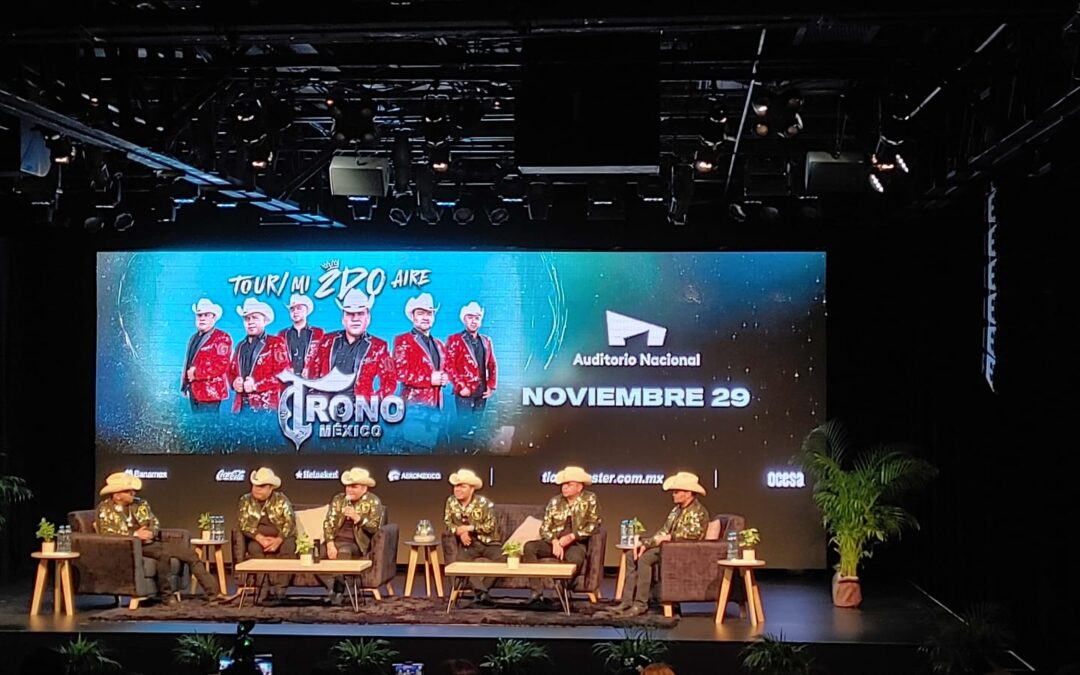 «El Trono de México» celebra 20 años con concierto en el Auditorio Nacional
