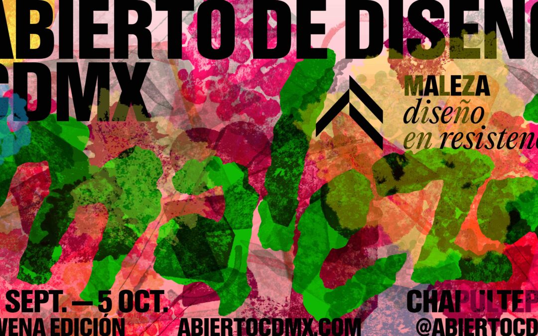 El Abierto de Diseño CDMX 2025 llega al Bosque de Chapultepec