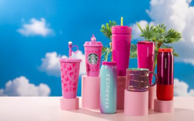 Starbucks se pinta de rosa con la nueva «Colección de Barbie»