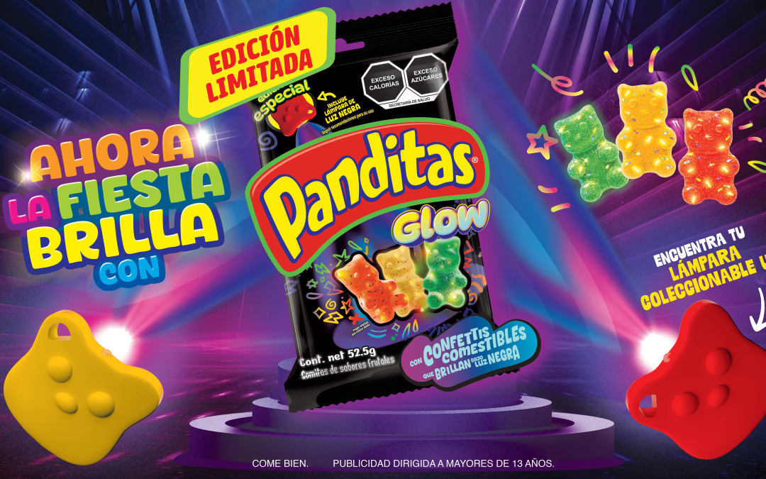 En Halloween haz brillar tus «Panditas Glow»